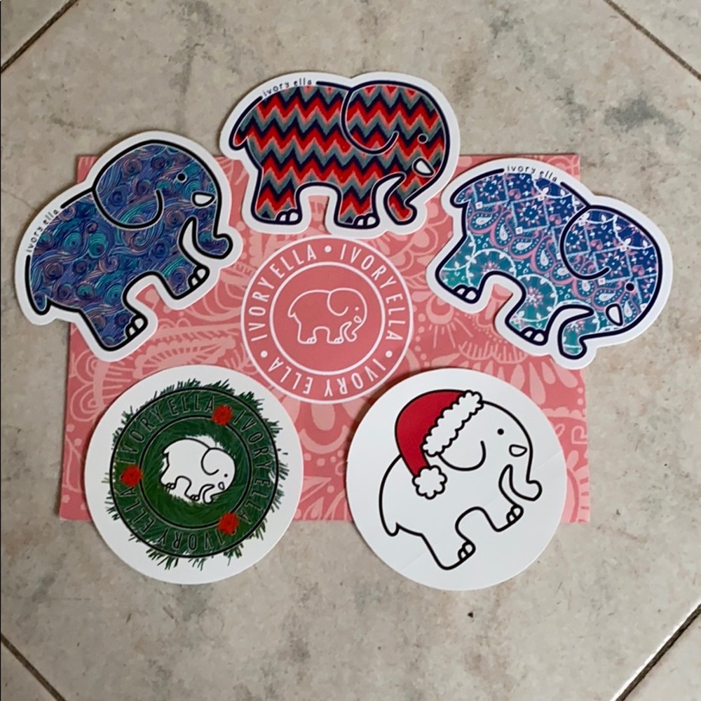 NWT Ivory Ella Sticker Set